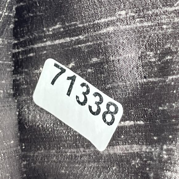 TRAVELSMITH Shirt Womens L Pure Silk Dupioni Button Up Long Sleeve Gray - Picture 14 of 14